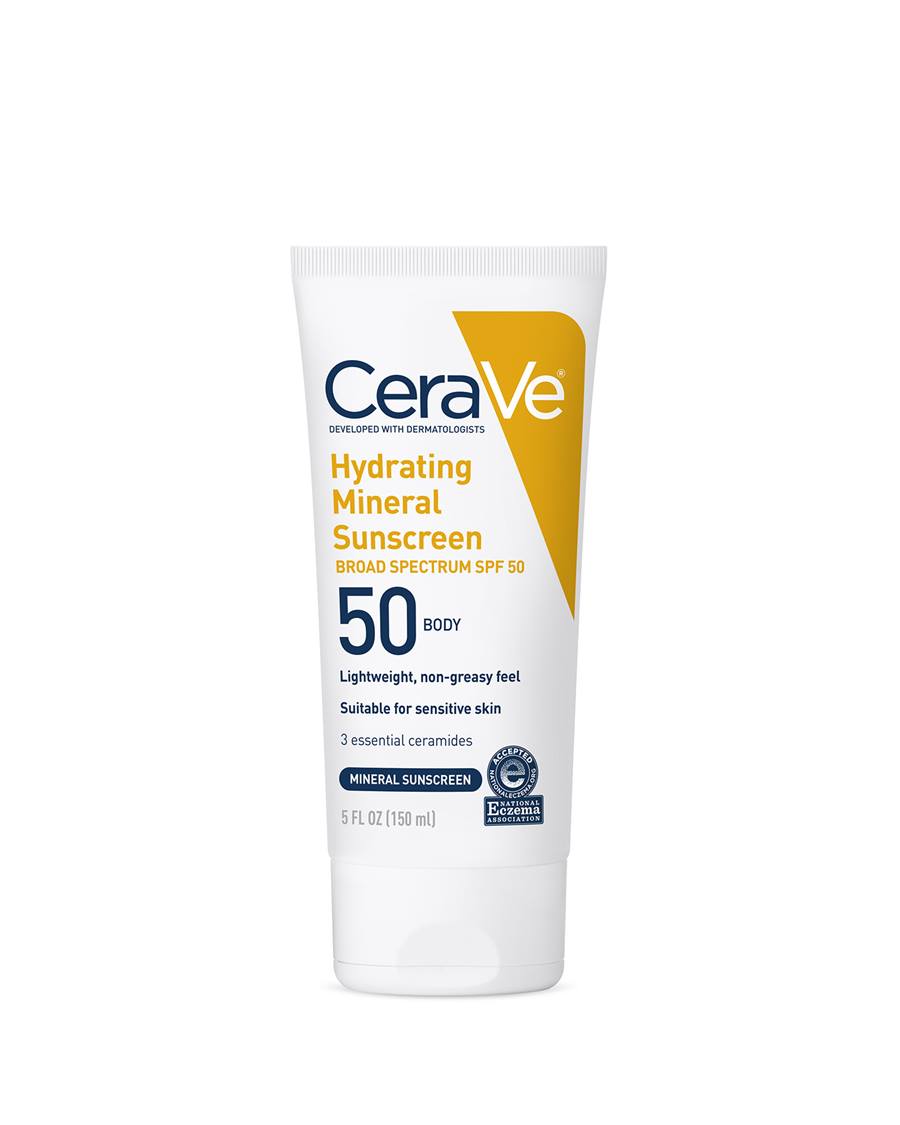 CeraVe Hydrating Mineral Sunscreen Body Cream