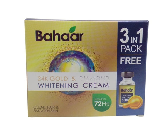 Bahaar 3in1 24k Gold & Diamond Whitening cream