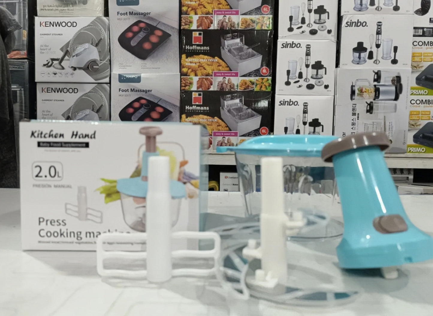 Kitchen Hand 2.0L manual Chopper | Press Chopper