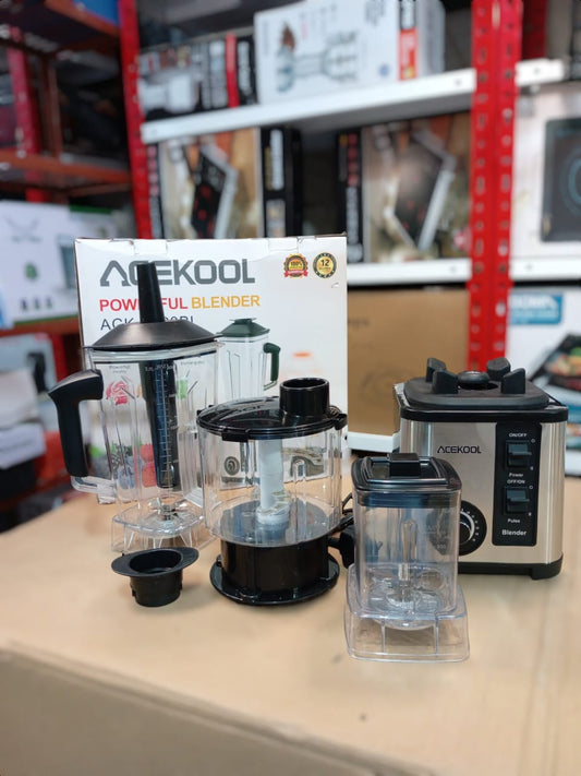 Acekool 3-in-1  High-Speed Blender |  ACK-4020BL