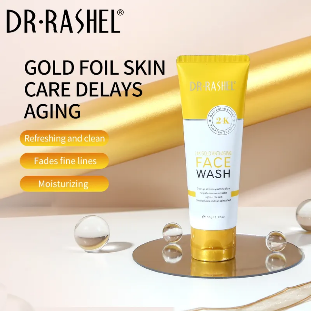 Dr Rashel 24K Gold Anti-Aging Face Wash, 100g