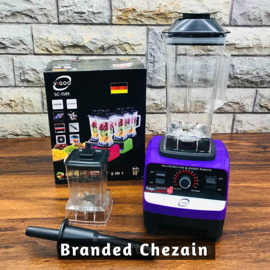 2-in-1 VIGOO Heavy Duty Blender & Grinder